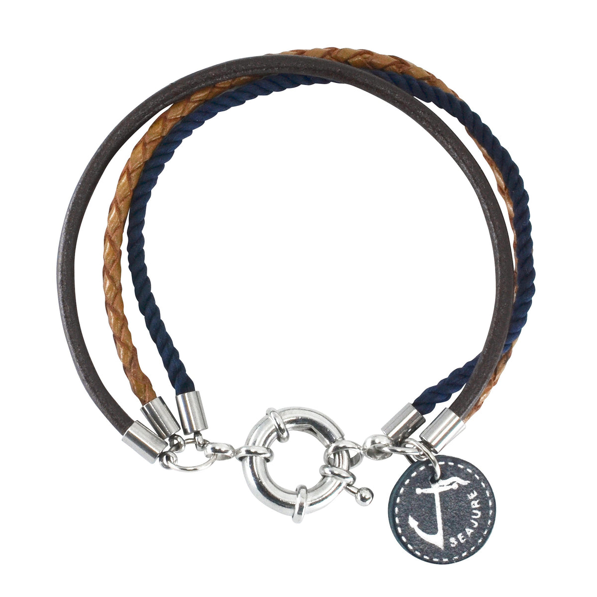 Pulseira Náutica Tripla Madeira (2)