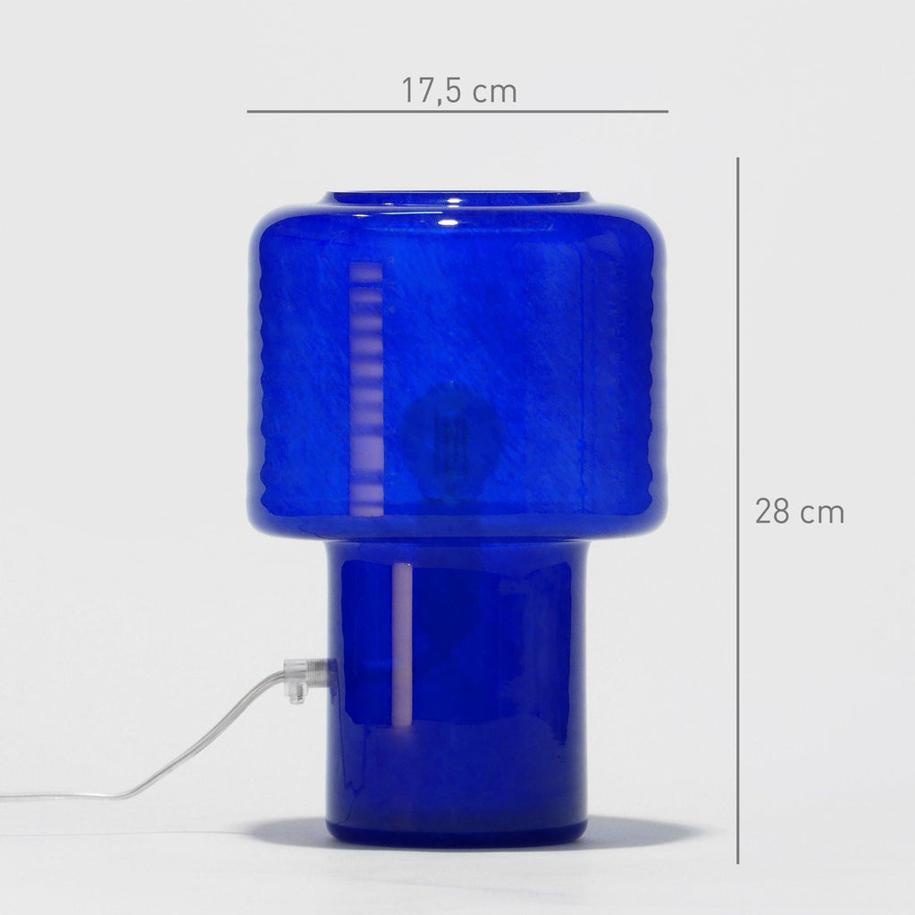 Together Blown Glass Table Lamp | Blue