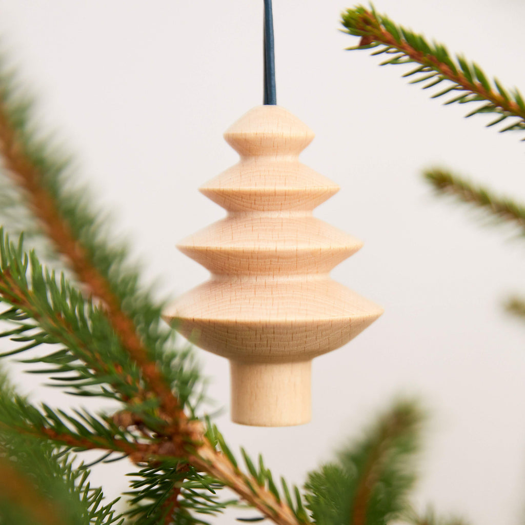 Árvore de Natal em madeira para pendurar, modelo 4 (3)