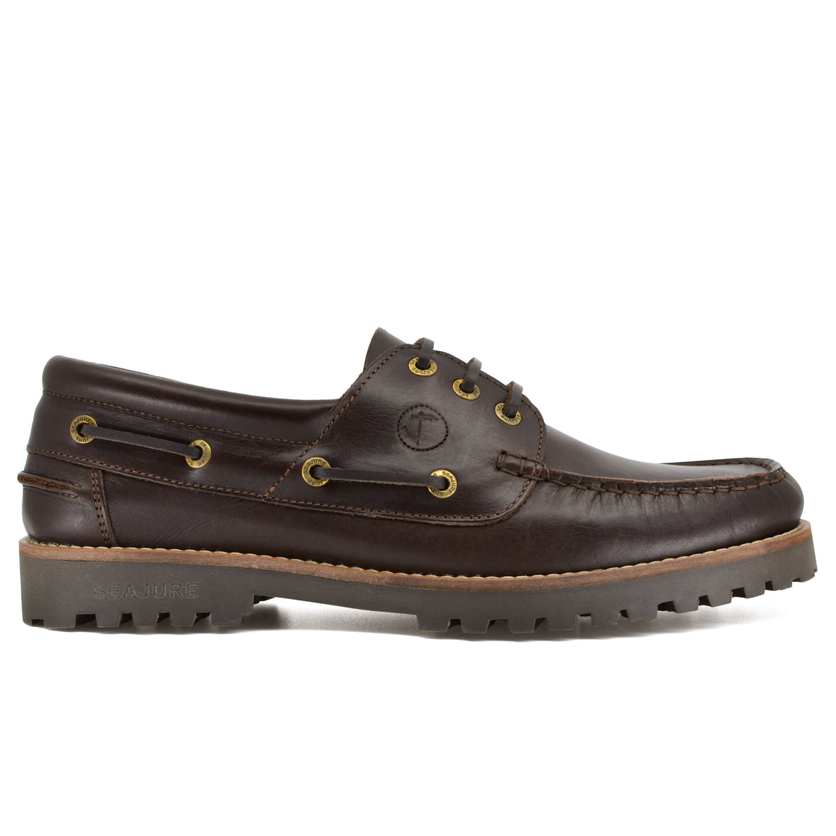 Sapatos de Vela de Homem | Reynisfjara Castanho-Escuro