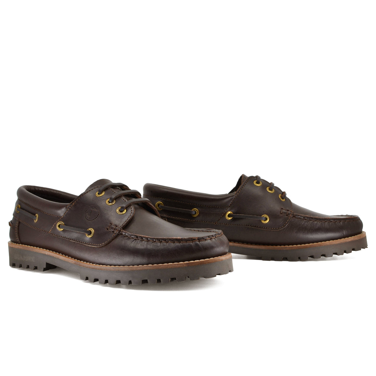 Sapatos de Vela de Homem | Reynisfjara Castanho-Escuro