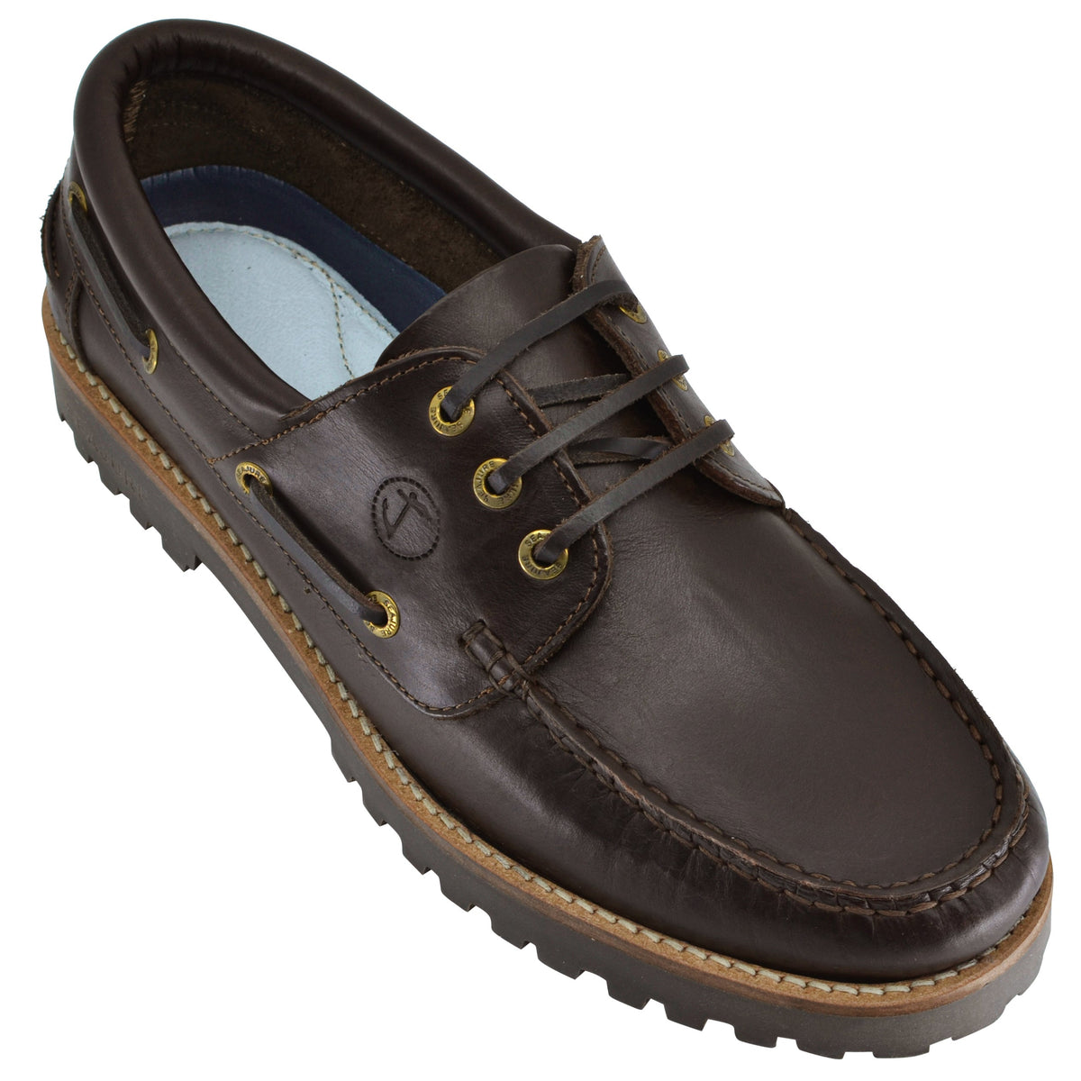 Sapatos de Vela de Homem | Reynisfjara Castanho-Escuro