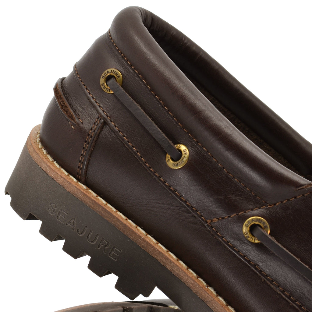 Sapatos de Vela de Homem | Reynisfjara Castanho-Escuro