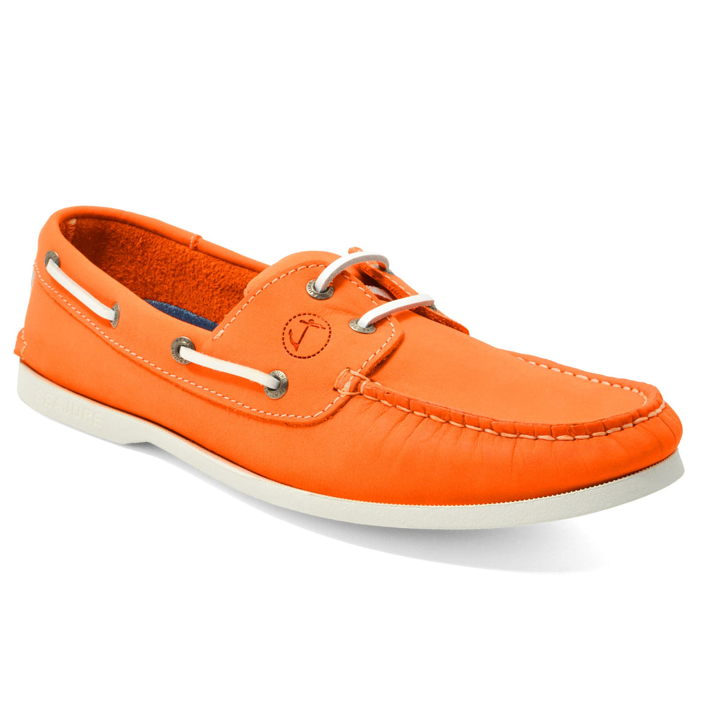 Men's Boat Shoes | Celestún Orange