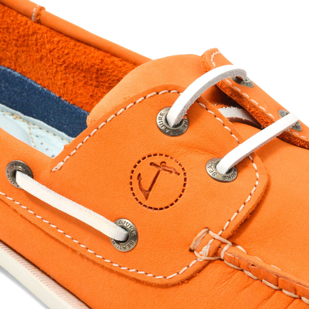 Men's Boat Shoes | Celestún Orange