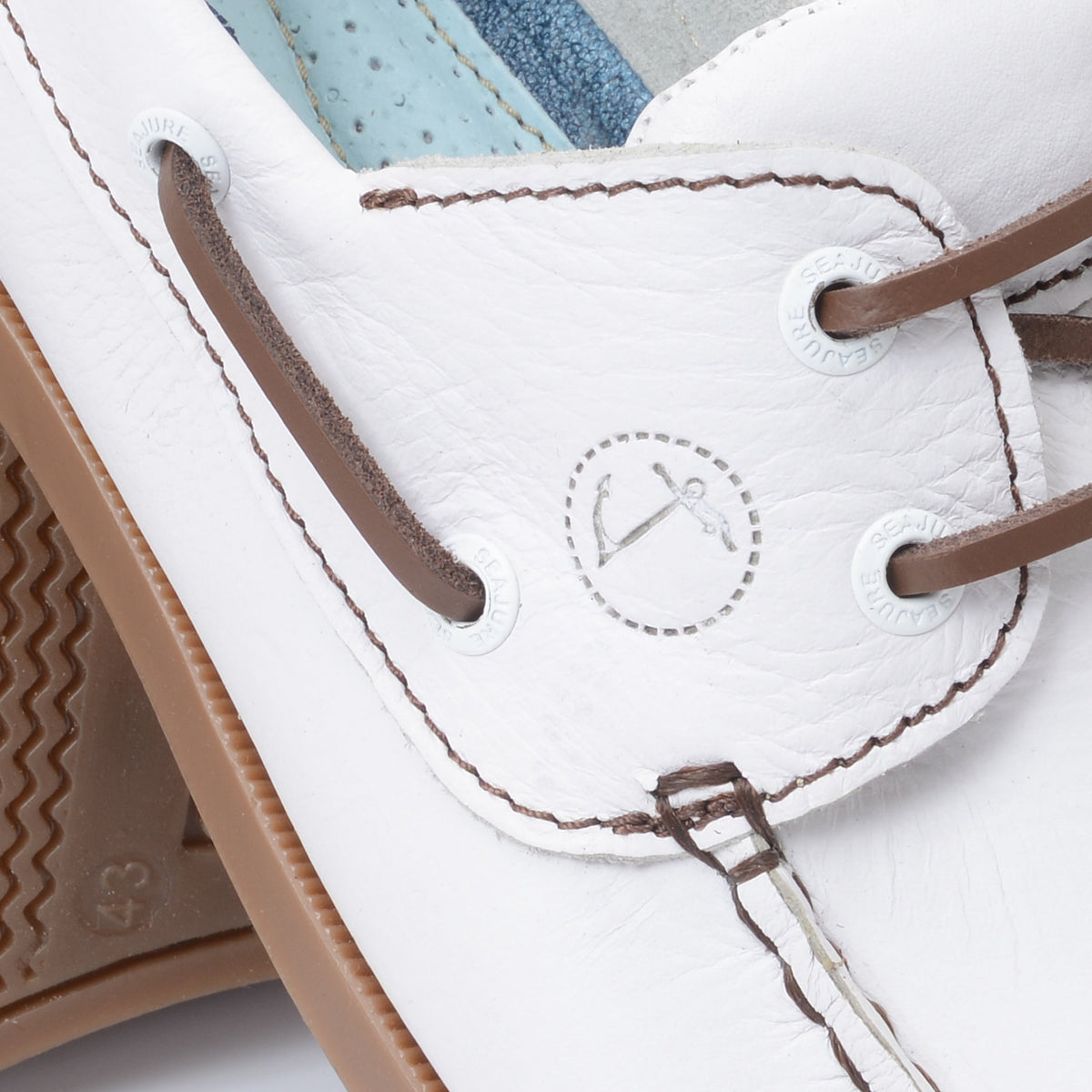 Sapatos de Vela de Homem | Worbarrow Branco