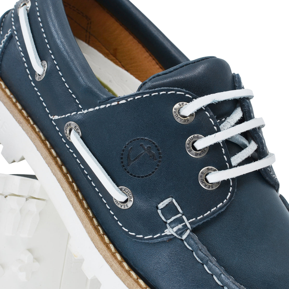 Sapatos de Vela de Mulher Sibang Azul-Marinho (5)