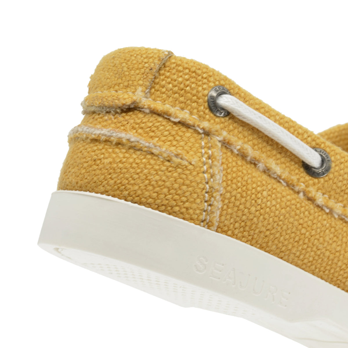 Sapatos de Vela Veganos em Cânhamo Saharun Mostarda (5)