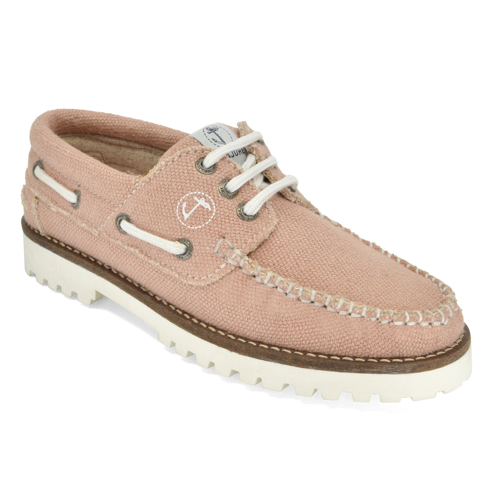 Sapatos de Vela Veganos em Cânhamo Pasjaca Rosa (3)