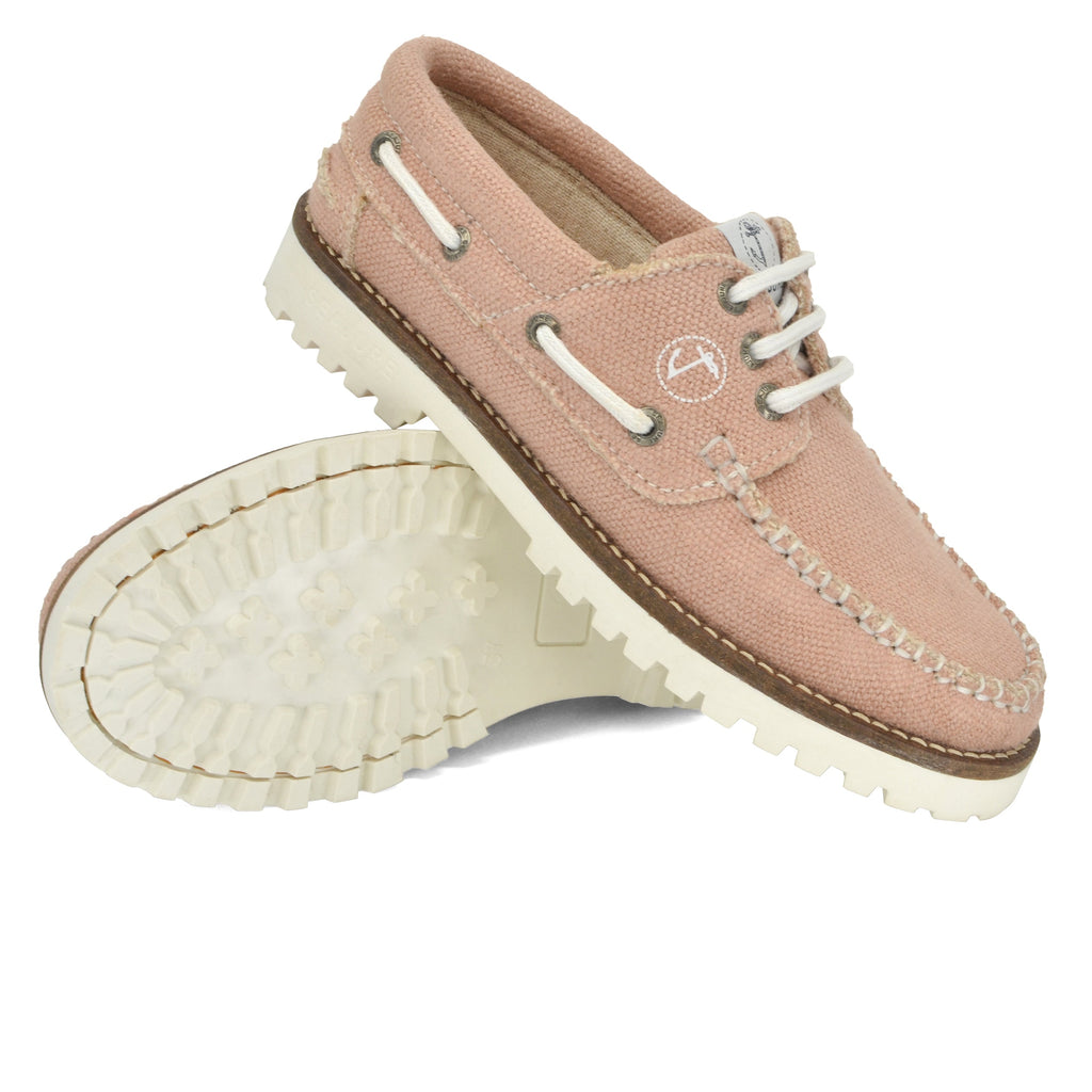 Sapatos de Vela Veganos em Cânhamo Pasjaca Rosa (4)