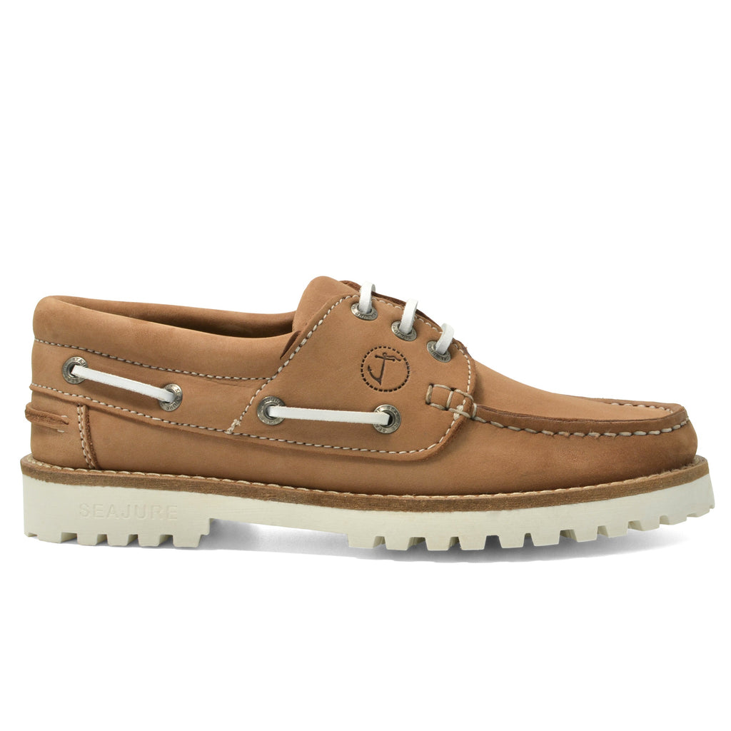 Sapatos de Vela de Mulher Bisnap Caramelo, feitos à mão em Portugal