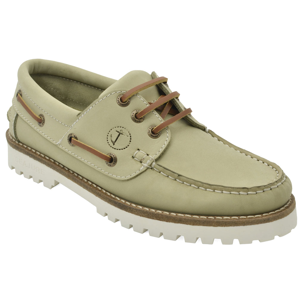Sapatos de Vela de Mulher Kvalvika Verde-Sálvia (3)
