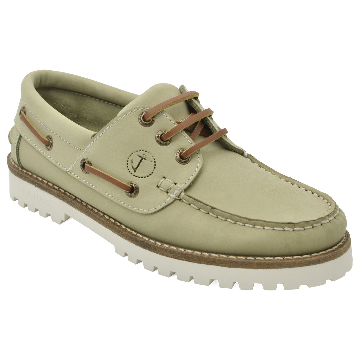 Sapatos de Vela de Mulher Kvalvika Verde-Sálvia (3)
