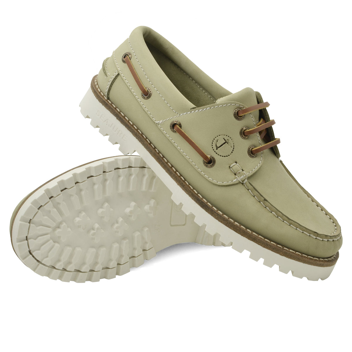 Sapatos de Vela de Mulher Kvalvika Verde-Sálvia (4)
