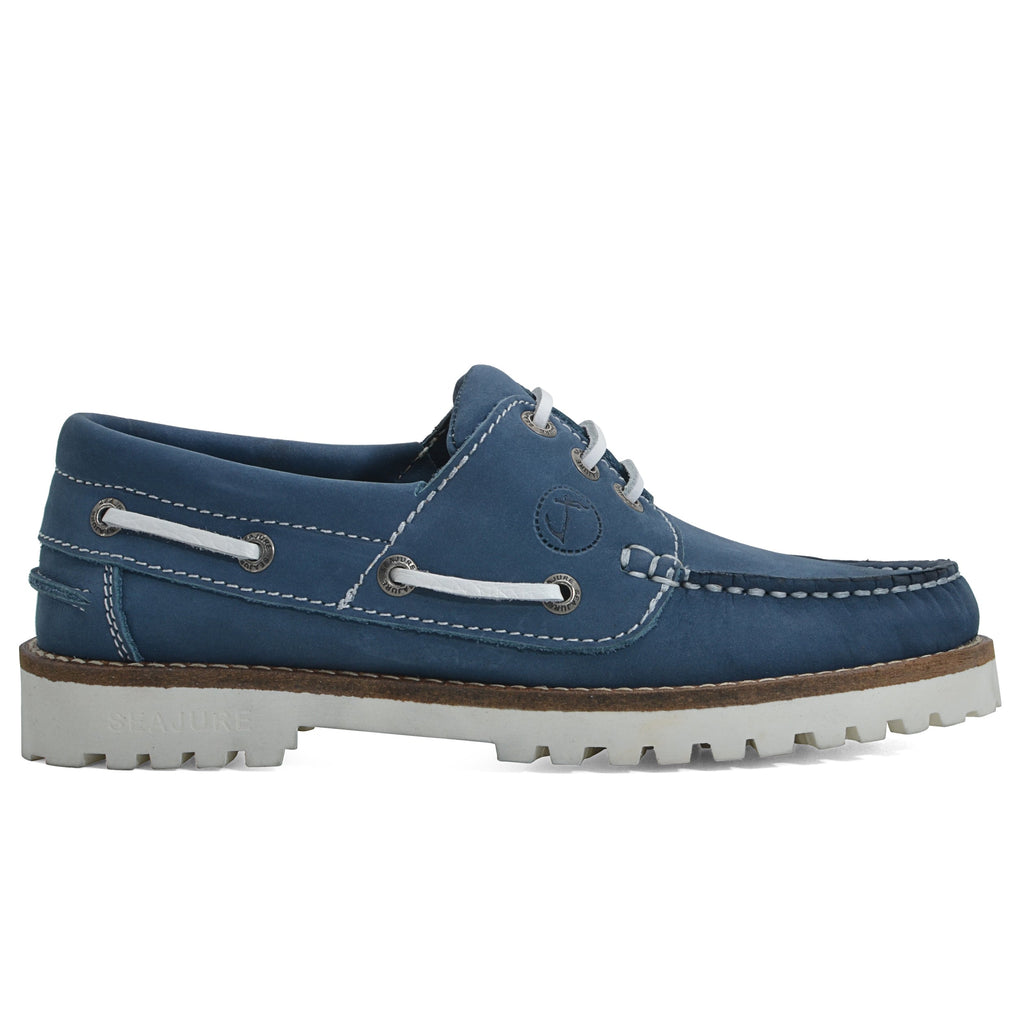 Sapatos de Vela de Mulher Lanikai Azul, feitos à mão em Portugal