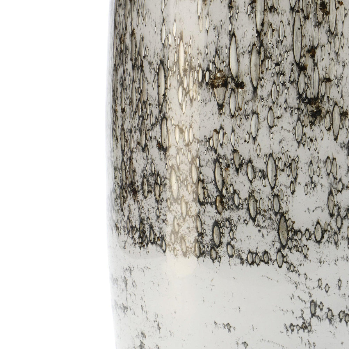 Taça aberta de vidro soprado White Vulkanic (2)