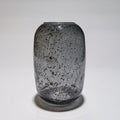 Vaso de vidro soprado Volkano com textura vulcânica, feito à mão em Portugal